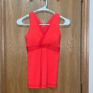 Lulu Lemon Red Workout Top